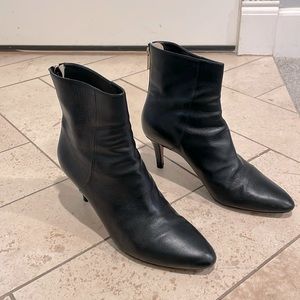 Jimmy Choo black leather short boots sz38